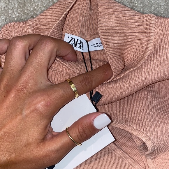 ZARA CUT OUT KNIT DRESS - Picture 13 of 13